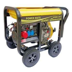 PowerMate 6500 SMT 4- takts diesel aggregat 1 fas & 3 fas 230V