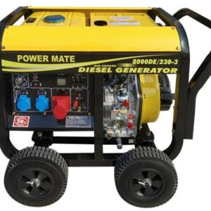 Power Mate 8000DE dieselaggregat 3 fase 230V