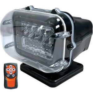 Lyskaster 970SL LED 12/24V m/Fjernkontroll Sort