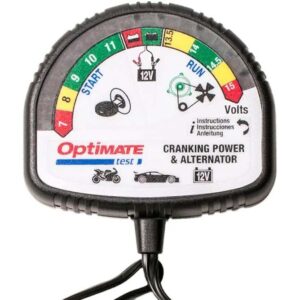 Batteritest OptiMate TEST Cranking & Alternator