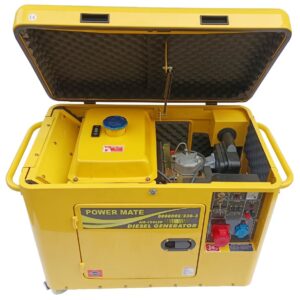 Power Mate 8000 dieselaggregat 3 fase 230V ATS NYHET