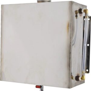 Refleks rustfri tank ca. 50 liter med måler